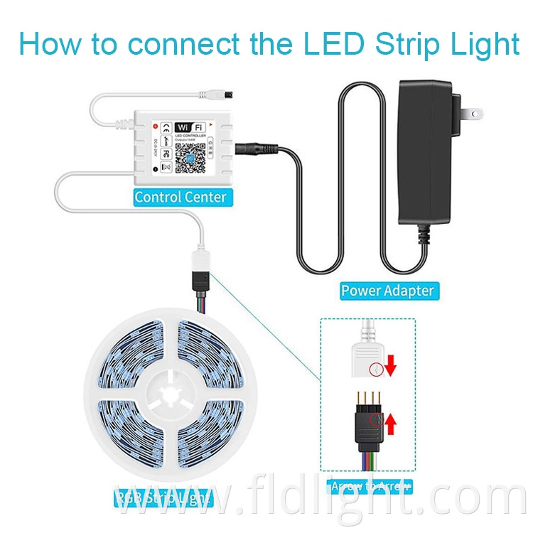 Led Ribbon Lamp wifi smart APP Remote control 